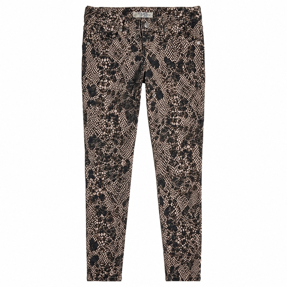 Free People Snakeskin Jeans Size 28 High Rise Skinny Stretch Denim NWT